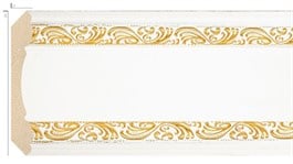 Beyaza Altın Ahşapiyer Saray Kartonpiyer 14*290 cm