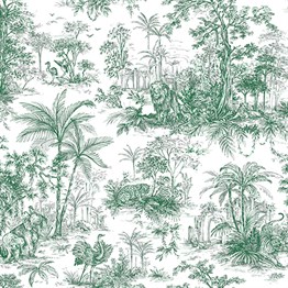 Adawall Tropicano 9909-3 Yeşil Tropik Desenli Duvar Kağıdı
