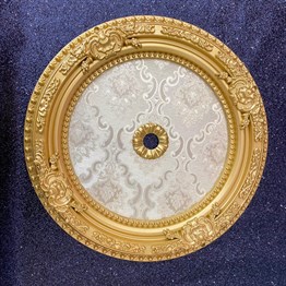 Altın Oval Saray Tavan 60 cm | Dekonil