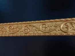 Altın Saray Tavan Bordür 8,5*102,5 cm, Saray Tavan Profilleri Çıta Bordür Süpürgelik Lambri Modelleri ve Fiyatları Patina, Eskitme, Altın, Gümüş