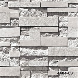 Deco Stone 4404-03 Gri Taş Desenli Duvar Kağıdı Modelleri ve Fiyatları