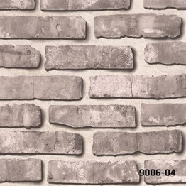 Deco Stone 9006-04 Gri Tuğla Desenli Duvar Kağıdı Modelleri ve Fiyatları