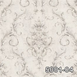 Decowall Retro 5001-04 Damask Desenli Duvar Kağıdı