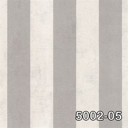Decowall Retro 5002-05 Simli Gri Çizgili Duvar Kağıdı