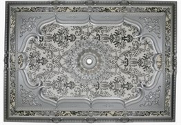 Gümüş Dikdörtgen Saray Tavan 140*200 cm | Dekonil