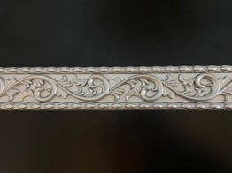 Gümüş Saray Tavan Bordür 8,5*102,5 cm, Saray Tavan Profilleri Çıta Bordür Süpürgelik Lambri Modelleri ve Fiyatları Patina, Eskitme, Altın, Gümüş